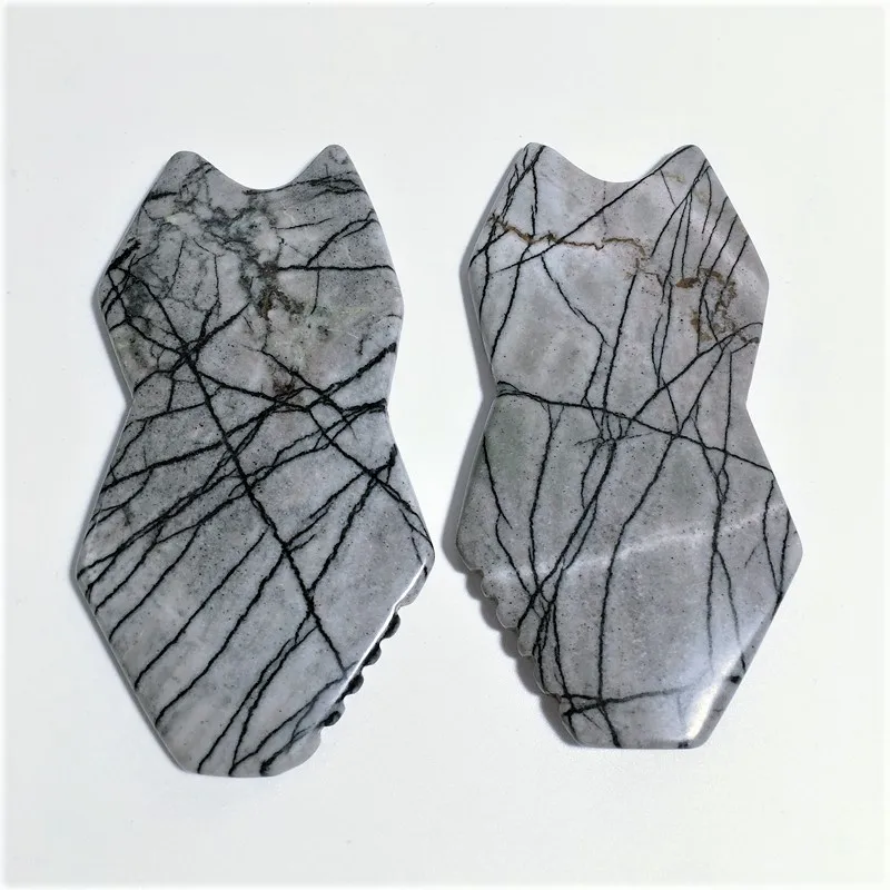 hot sale 100% natural picasso jasper new shape gua sha facial and neck massage
hot sale 100% natural picasso jasper new shape gua sha facial and neck massage