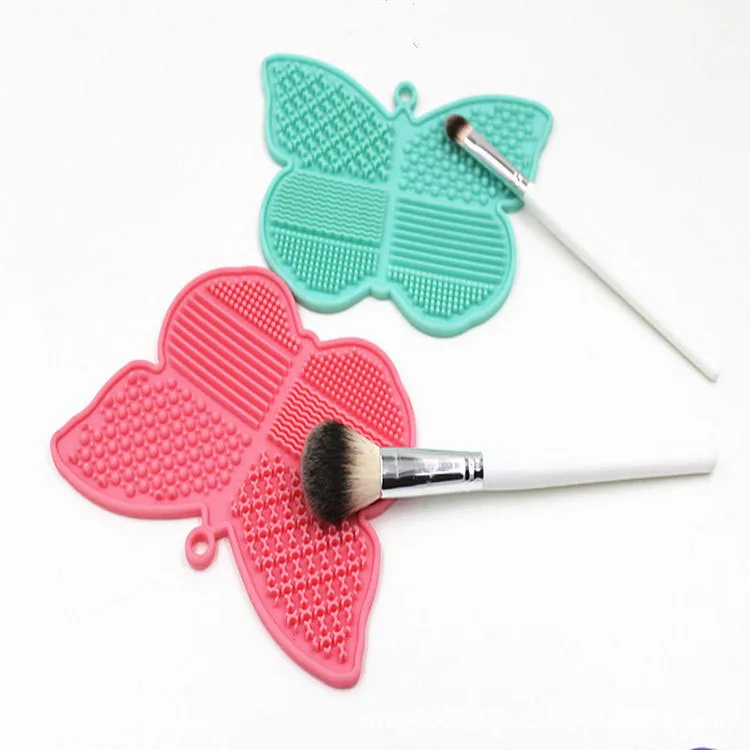 Silicone Makeup Brushes Cleaning Mat Butterfly Shape Makeup Brush Cleaner Pad, Pink,blue,green,rose red
Silicone Makeup Brushes Cleaning Mat Butterfly Shape Makeup Brush Cleaner Pad, Pink,blue,green,rose red