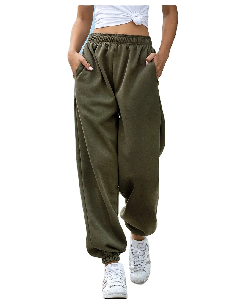 Thick Loose Fit Trousers Women's Sweat Pants Soft Cotton Lady's Joggers Pants High Quality
Thick Loose Fit Trousers Women's Sweat Pants Soft Cotton Lady's Joggers Pants High Quality