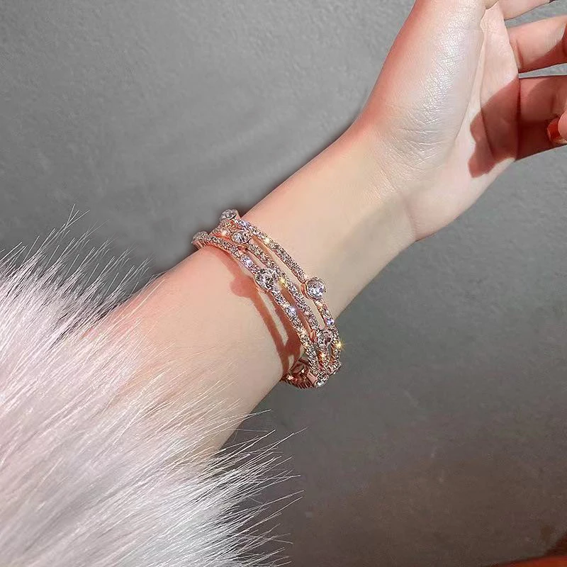 European and American fashion retro temperament personality diamond multi layer female bracelet, Picture
European and American fashion retro temperament personality diamond multi layer female bracelet, Picture