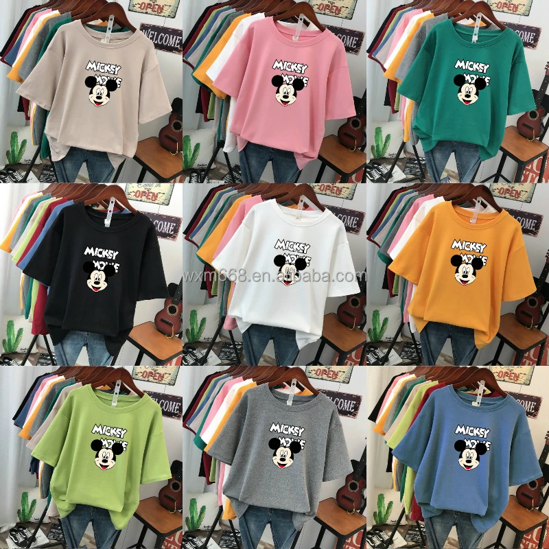 Women's T-Shirt Wholesale cheap popular design of women's short sleeve cartoon chintz fashion girls T-shirt
Women's T-Shirt Wholesale cheap popular design of women's short sleeve cartoon chintz fashion girls T-shirt