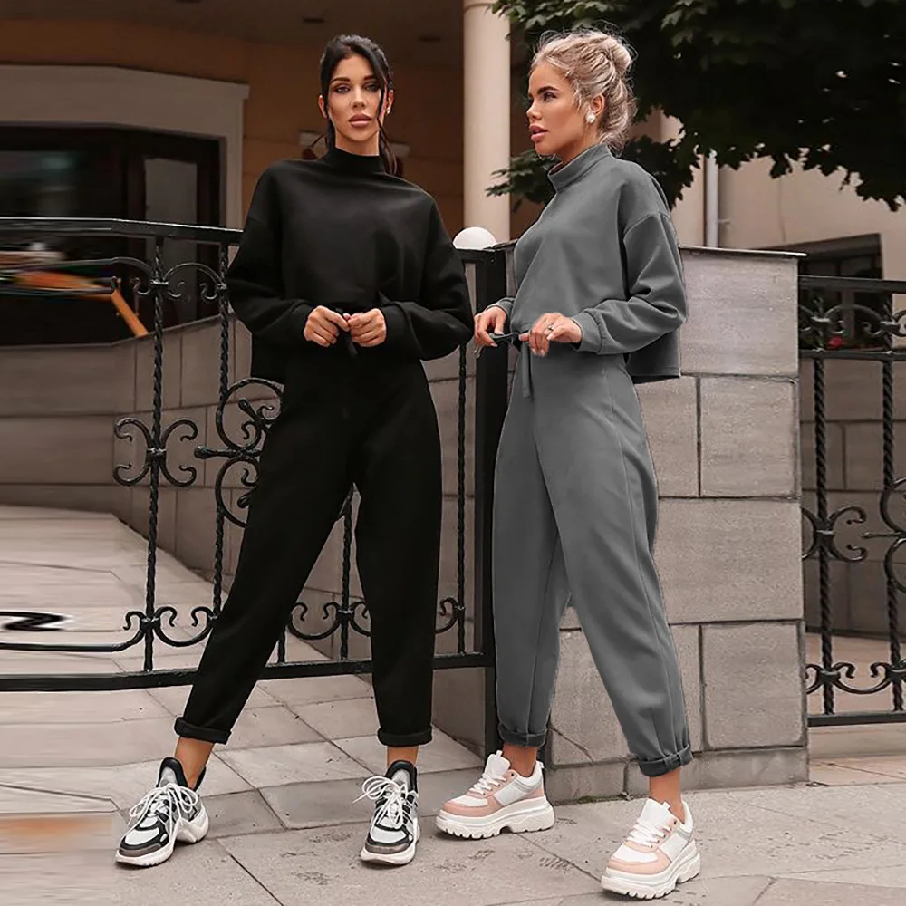 Two Piece Set Ladies Outfit Tracksuits Solid color Women 2 Piece Set Clothing Jogger Outfit, Pink, gray, black
Two Piece Set Ladies Outfit Tracksuits Solid color Women 2 Piece Set Clothing Jogger Outfit, Pink, gray, black
