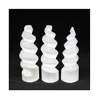 Trophy Wholesale Natural Spiritual Healing Products Big Size Selenite Unicorn Horn Trophy