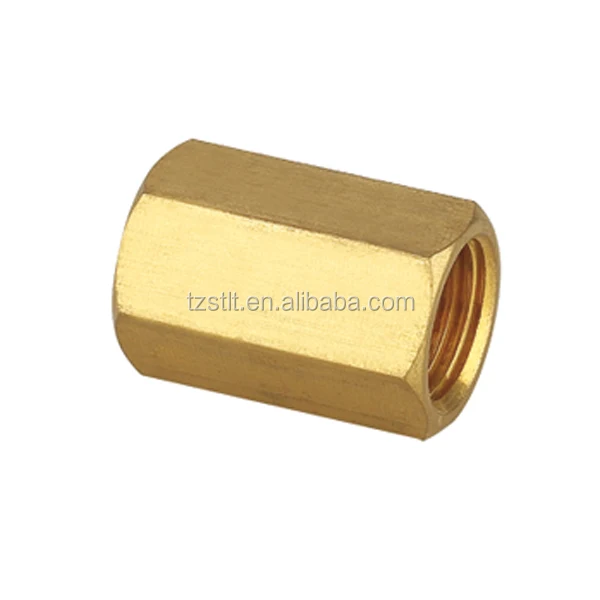 Thread Hex Straight Pneumatic Connector 1/4inch brass fitting