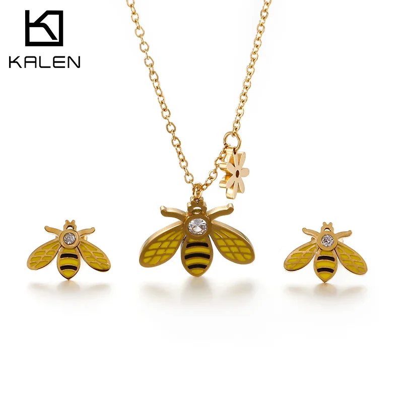 2020 New Fashion Animal Shaped Necklace Earrings Stainless Steel Zircon Women Jewelry Set Necklace
2020 New Fashion Animal Shaped Necklace Earrings Stainless Steel Zircon Women Jewelry Set Necklace