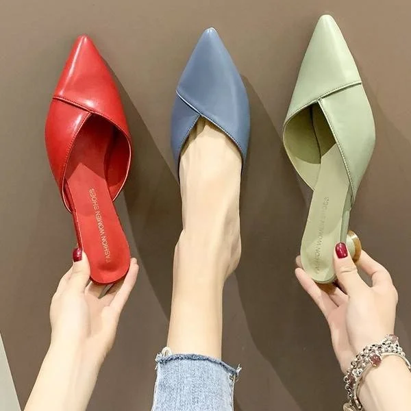 7 Color Summer New Baotou Half-slippers Women's Korean Version Taper Taper-heeled Fashion Leisure Slippers
7 Color Summer New Baotou Half-slippers Women's Korean Version Taper Taper-heeled Fashion Leisure Slippers