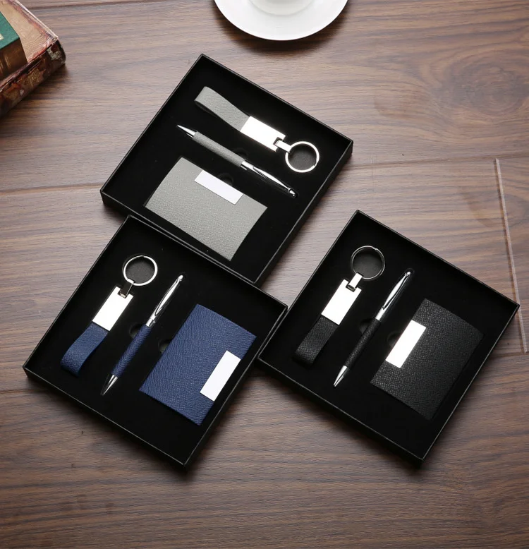 Business Card Case Keychain Pen Set Creative Gift Printing Logo 3 In 1 Card Holder Wallet Gift Set
Business Card Case Keychain Pen Set Creative Gift Printing Logo 3 In 1 Card Holder Wallet Gift Set
