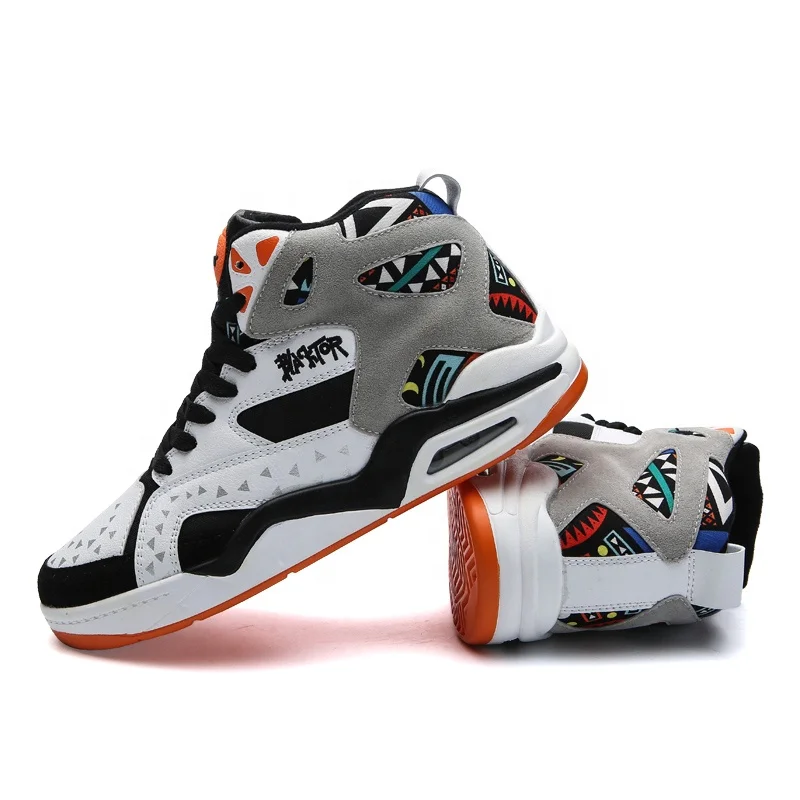 New Brand Logo Custom Oem Air Cushion Men's Fashion High Top Basketball Shoes Professional Mens Basketball Sneakers, White/orange,black/white
New Brand Logo Custom Oem Air Cushion Men's Fashion High Top Basketball Shoes Professional Mens Basketball Sneakers, White/orange,black/white