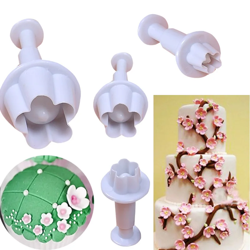 4PCS Plum Blossom Embossing Mold Spring Pressure Mold Fondant Cake Pastry Mold Making Handicraft Bakeware Tool Accessories
4PCS Plum Blossom Embossing Mold Spring Pressure Mold Fondant Cake Pastry Mold Making Handicraft Bakeware Tool Accessories