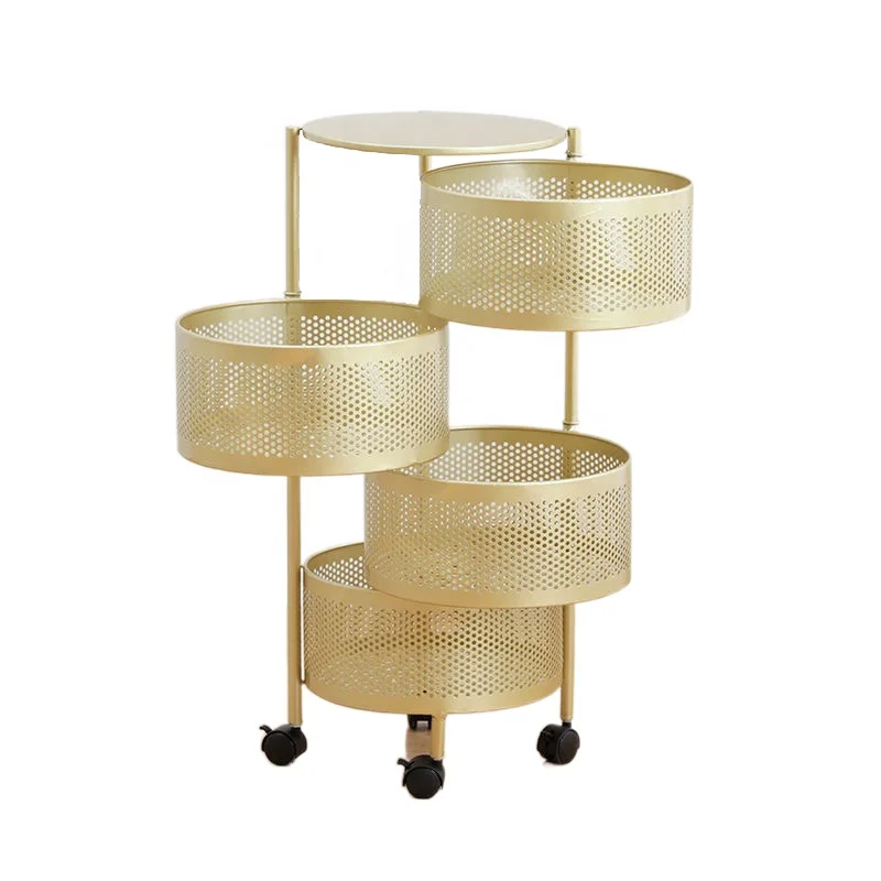 Kitchen vegetable rack round movable multi-layer rotating vegetable basket storage rack household sundries fruit vegetable rack
Kitchen vegetable rack round movable multi-layer rotating vegetable basket storage rack household sundries fruit vegetable rack