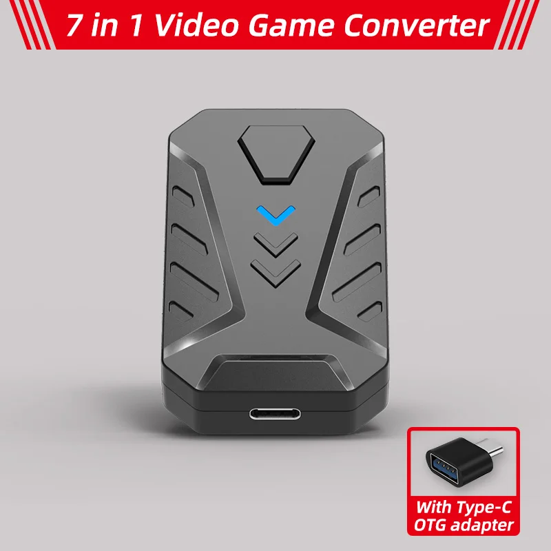 Plug and play Keyboard Mouse Adapter Game Controller Converter for Switch/XBOX 360/P33/PS4/PS3 Console, Black
Plug and play Keyboard Mouse Adapter Game Controller Converter for Switch/XBOX 360/P33/PS4/PS3 Console, Black