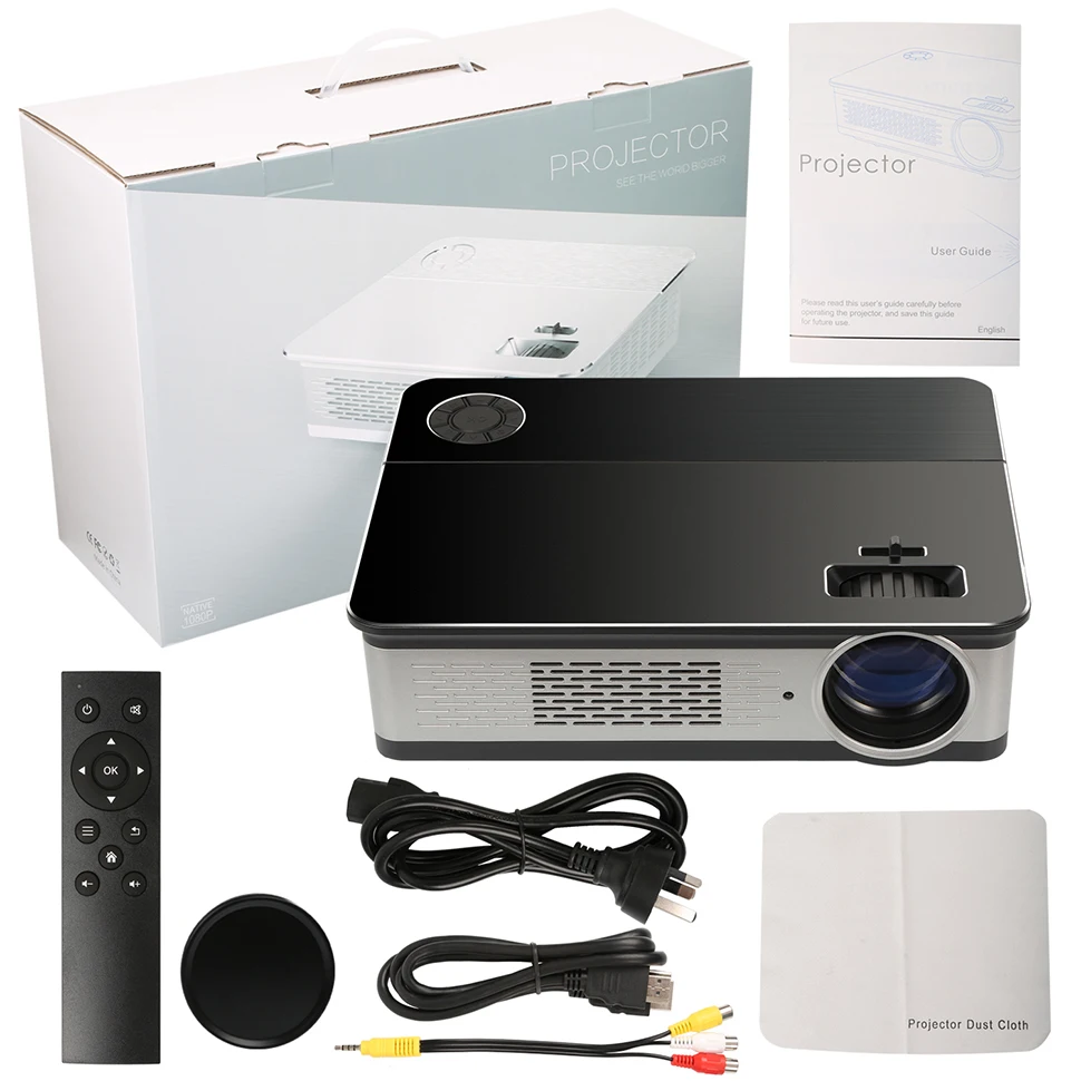 2020 transjee New design High 5800 Lumens Full HD 4k LED LCD Portable mini Video Home Theater native 1080P Projector
2020 transjee New design High 5800 Lumens Full HD 4k LED LCD Portable mini Video Home Theater native 1080P Projector
