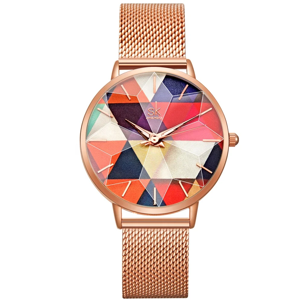 SHENGKE Fashion Female Quartz Watch Seven Color Watch Dial Design Luxury Watches Women Wrist Colorful Wristwatch Ladies K0127L
SHENGKE Fashion Female Quartz Watch Seven Color Watch Dial Design Luxury Watches Women Wrist Colorful Wristwatch Ladies K0127L