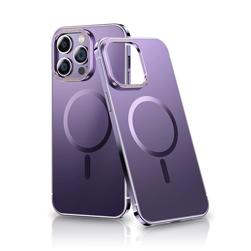 Magsafe Magnetic iPhone Case Metal Stainless Steel Frame Cell Phone Case For Iphone 14 Plus Pro Max
Magsafe Magnetic iPhone Case Metal Stainless Steel Frame Cell Phone Case For Iphone 14 Plus Pro Max