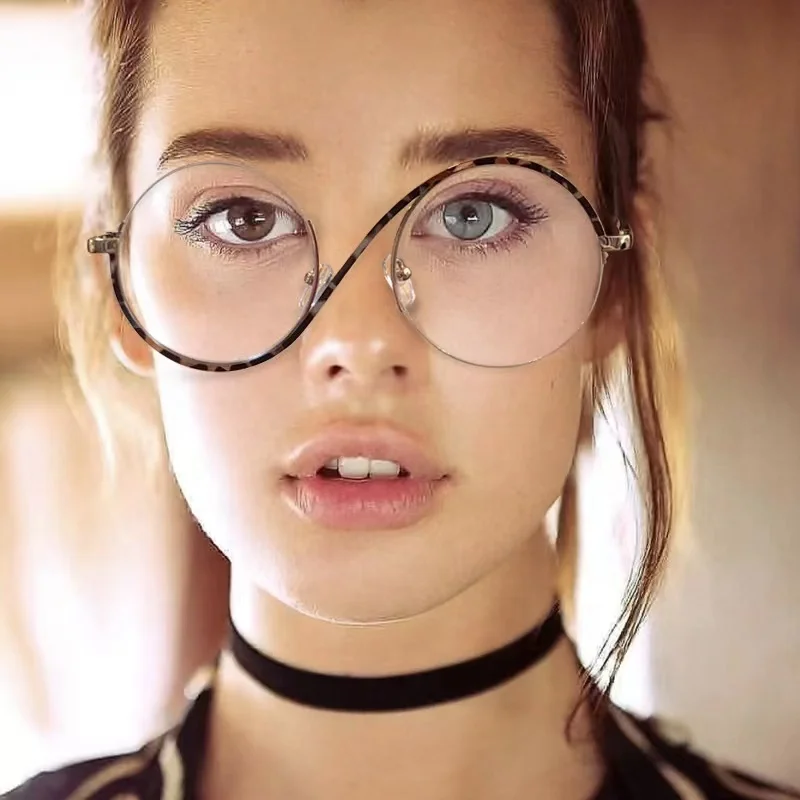 Round Metal Half Frame Anti Blue Light Optical Glasses Frames Men Women Fashion Computer Eyeglasses
Round Metal Half Frame Anti Blue Light Optical Glasses Frames Men Women Fashion Computer Eyeglasses