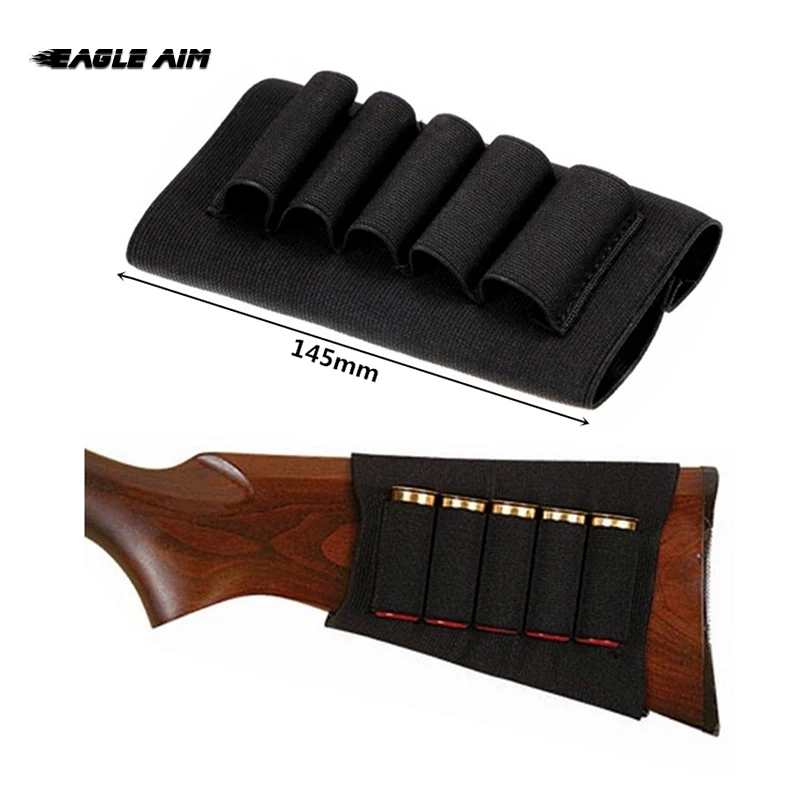 5 Shells Thickening Elastic Buttstock 12 Gauge Ammo Pouch Case Holder Hunting Gun Holsters Accessories, Black
5 Shells Thickening Elastic Buttstock 12 Gauge Ammo Pouch Case Holder Hunting Gun Holsters Accessories, Black