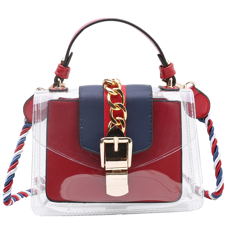 New Trendy 2020 Designer Single Shoulder Bag Crossbody Pvc Bags Transparent Bag Handbag
New Trendy 2020 Designer Single Shoulder Bag Crossbody Pvc Bags Transparent Bag Handbag