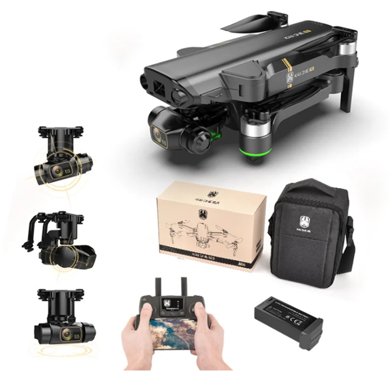 KAI ONE DRONE 8K HD Mechanical 3-Axis Gimbal Dual Camera 5G Wifi GPS Photography Quadcopter drones with 4k camera and gps
KAI ONE DRONE 8K HD Mechanical 3-Axis Gimbal Dual Camera 5G Wifi GPS Photography Quadcopter drones with 4k camera and gps