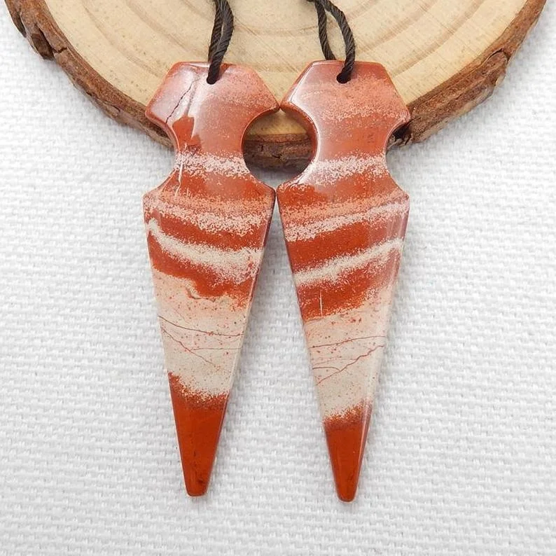 Loose Gemstone Arrow Stone Drop Earrings Red River Jasper Beads Red Jasper Stone Beads
Loose Gemstone Arrow Stone Drop Earrings Red River Jasper Beads Red Jasper Stone Beads