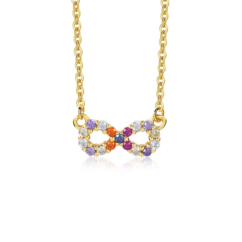 newest moyu necklace sterling silver gold plated rainbow colored zircon infinity pendant necklace women
newest moyu necklace sterling silver gold plated rainbow colored zircon infinity pendant necklace women