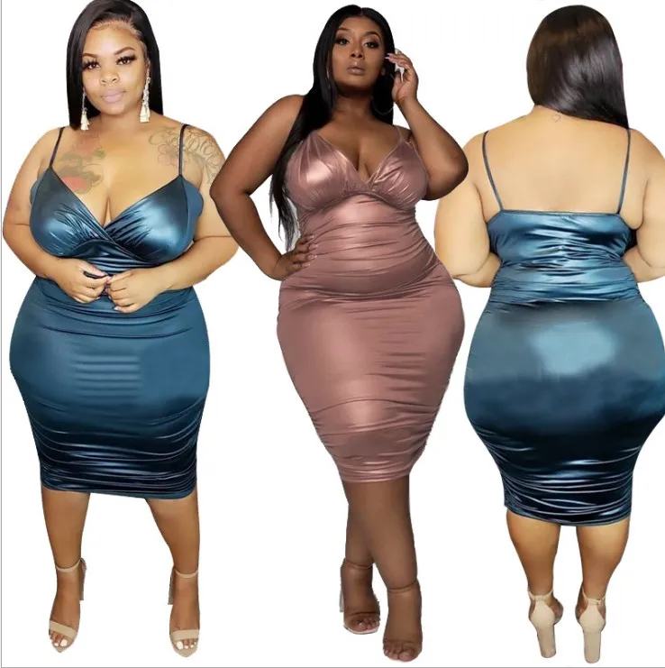 2021 Amazon hot sale V Neck Sexy Shiny Bodycon 5XL Trendy Women Clothing Women Long Plus Size Dress
2021 Amazon hot sale V Neck Sexy Shiny Bodycon 5XL Trendy Women Clothing Women Long Plus Size Dress