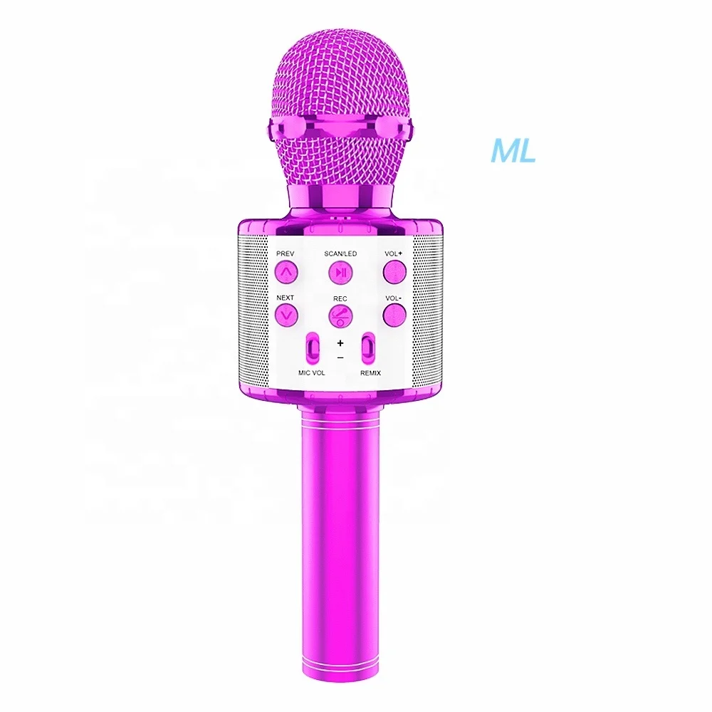 Factory wholesale price wireless microphone with speaker portable microphone kids WS858 gifts for children, Custom
Factory wholesale price wireless microphone with speaker portable microphone kids WS858 gifts for children, Custom