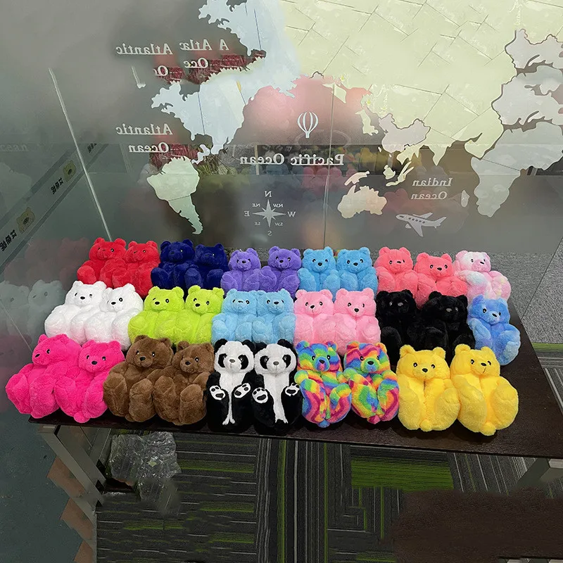 Christmas New trend women's fuzzy teddy Wholesale Plush New Style Slippers House Teddy Bear Slippers for Women Girls, 6 color
Christmas New trend women's fuzzy teddy Wholesale Plush New Style Slippers House Teddy Bear Slippers for Women Girls, 6 color