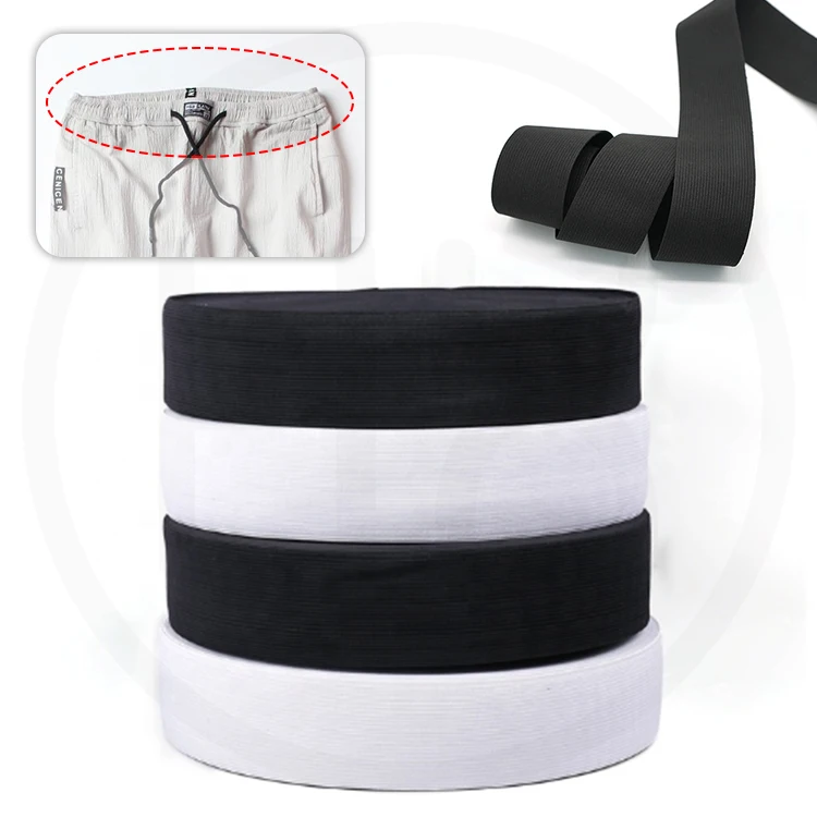 15/20/25/30/35/40/50 mm width Flat sewing Stretch Rope White Black color polyester Knit Elastic Band waistband/Elastico/elastisc, Nylon jacquard elastic band
15/20/25/30/35/40/50 mm width Flat sewing Stretch Rope White Black color polyester Knit Elastic Band waistband/Elastico/elastisc, Nylon jacquard elastic band
