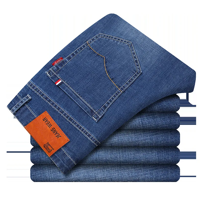 Fashion Design Business Fashion Men's Pants Straight Slim Vaquero Stretch Skinny Jeans Men, Dark blue, blue black, light blue
Fashion Design Business Fashion Men's Pants Straight Slim Vaquero Stretch Skinny Jeans Men, Dark blue, blue black, light blue