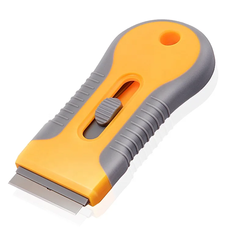 EHDIS safety Mini silicone and plastic anti-slip retractable razor blade clean scraper with 1.5 inch stainless steel blade, Yellow
EHDIS safety Mini silicone and plastic anti-slip retractable razor blade clean scraper with 1.5 inch stainless steel blade, Yellow