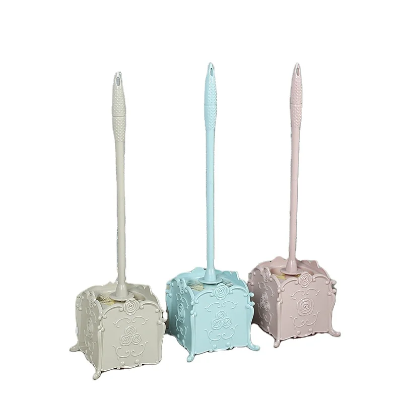 European Plastic Long Handle Fine Brush Toilet Brush Set with holder Creative Toilet Cleaner Toilet Brush
European Plastic Long Handle Fine Brush Toilet Brush Set with holder Creative Toilet Cleaner Toilet Brush