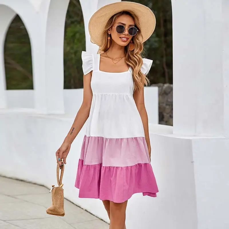 Clothing-Manufacturers Brand Women Casual Boheme Dress Elegant Romantic Wedding White Lace Midi Dresses, Customized color
Clothing-Manufacturers Brand Women Casual Boheme Dress Elegant Romantic Wedding White Lace Midi Dresses, Customized color