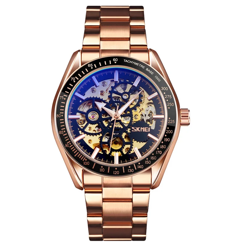 Luxury automatic watch Men SKMEI 9194 water resistant wristwatches with Gold Plated Mechanical Watches, 5 colors
Luxury automatic watch Men SKMEI 9194 water resistant wristwatches with Gold Plated Mechanical Watches, 5 colors