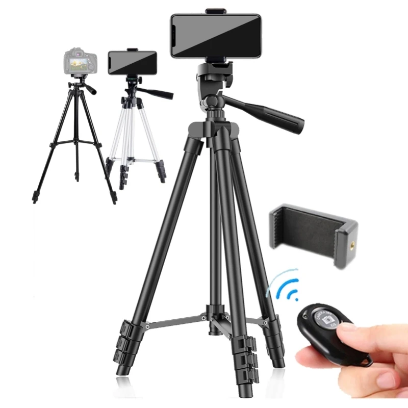 Universal Photography Camera Tripod Stand 40inch for Gopro Aluminum Travel Tripod Stand with Remote Control Clip For Mobile Phon, Black
Universal Photography Camera Tripod Stand 40inch for Gopro Aluminum Travel Tripod Stand with Remote Control Clip For Mobile Phon, Black