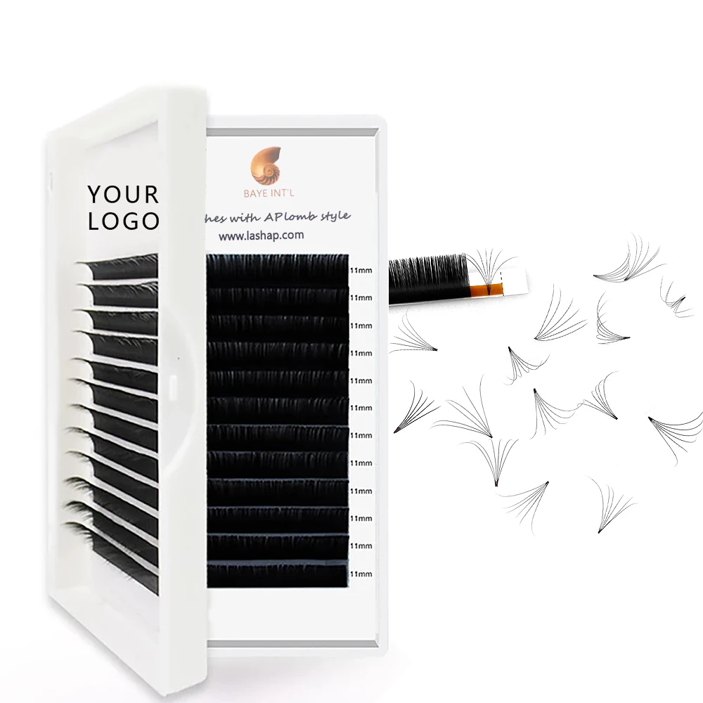 LASHAP thick extension wholesale custom made 20mm lash extension natural 05 5d volume premium mink d curl eyelash extension, Natural black
LASHAP thick extension wholesale custom made 20mm lash extension natural 05 5d volume premium mink d curl eyelash extension, Natural black