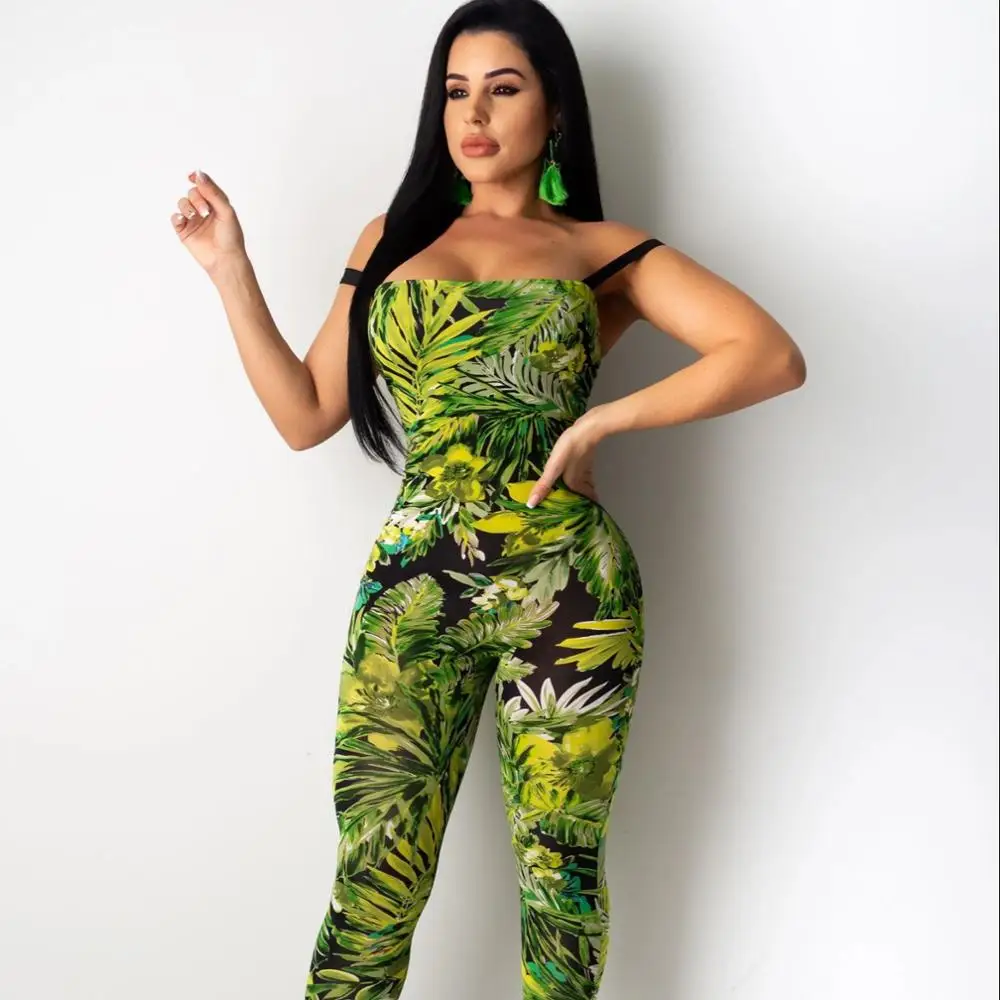 New Design Women's Long Pants Bodycon Jumpsuits Hot Lady Backless Leaf Print Jumpsuit Women One Piece Spring Jumpsuits 
New Design Women's Long Pants Bodycon Jumpsuits Hot Lady Backless Leaf Print Jumpsuit Women One Piece Spring Jumpsuits