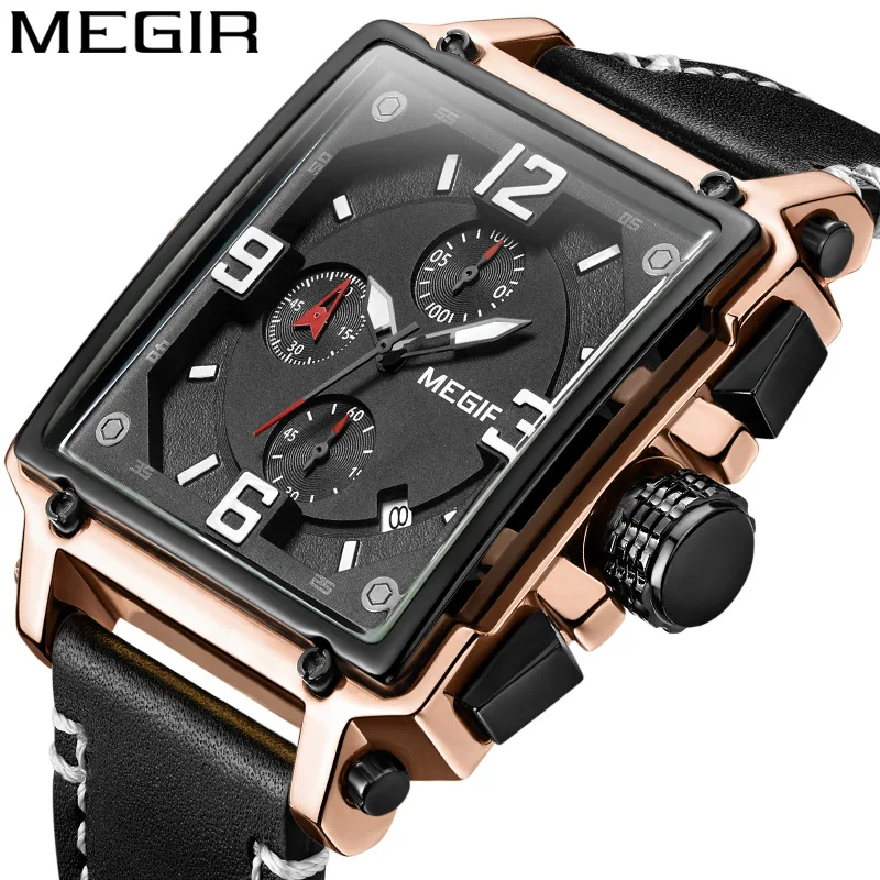 megir watch men retro fashion square multi-function calendar leather men quartz watch
megir watch men retro fashion square multi-function calendar leather men quartz watch