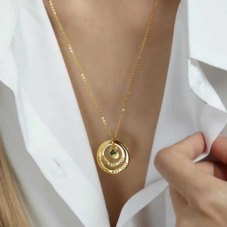 Birthstone Pendant Necklace Customised Necklaces Jewelry Silver 925 Pendants Costume Jewlery Necklace For Mother's Day Gift, Gold/silver/rose gold
Birthstone Pendant Necklace Customised Necklaces Jewelry Silver 925 Pendants Costume Jewlery Necklace For Mother's Day Gift, Gold/silver/rose gold