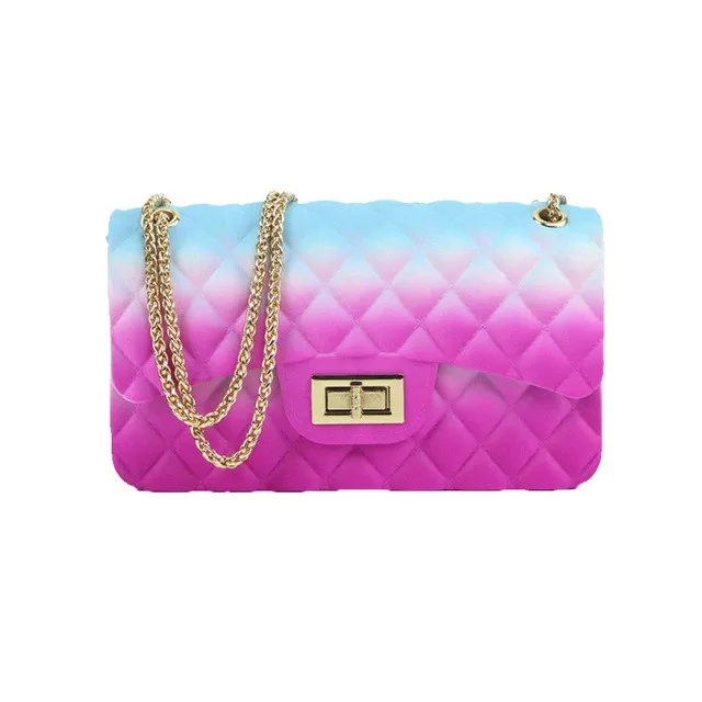 Bag 2020 Sac a main femme beach jelly Bags rainbow color jelly purse matte surface hand bags new designer handbags for women
Bag 2020 Sac a main femme beach jelly Bags rainbow color jelly purse matte surface hand bags new designer handbags for women