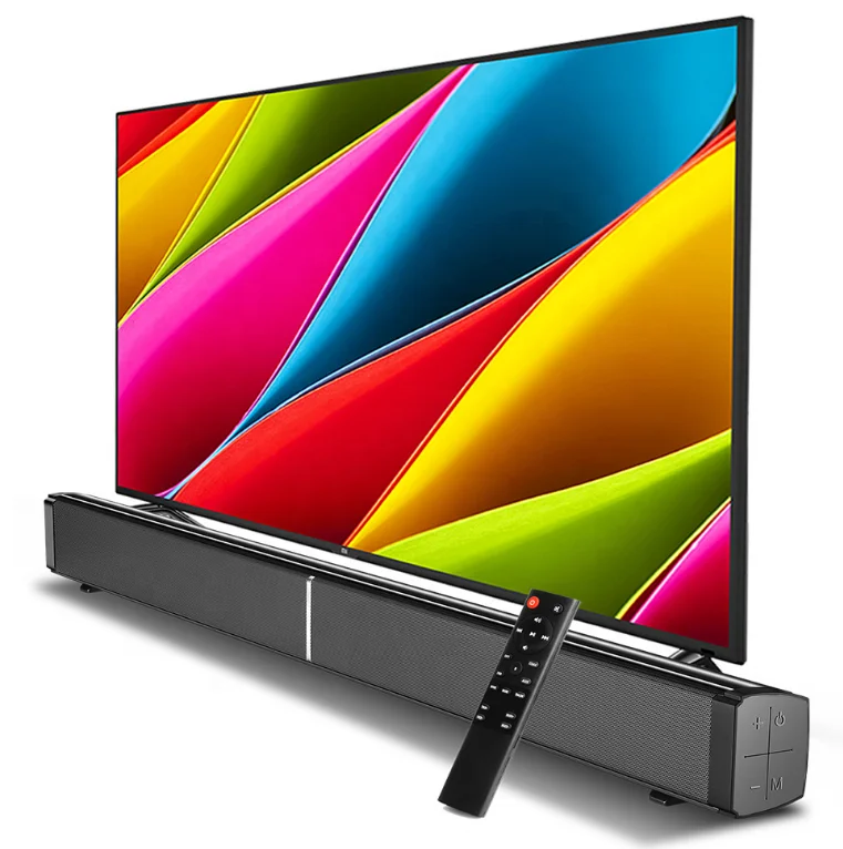 32-Inch Sound Bars with Remote Control for TV Wireless Speaker Home Audio Sound Bar, Support Optical Coaxi AUX and TF Card, Black
32-Inch Sound Bars with Remote Control for TV Wireless Speaker Home Audio Sound Bar, Support Optical Coaxi AUX and TF Card, Black