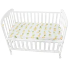 New born baby comfortable fancy jersey cotton fitted crib sheet set for boys & girls