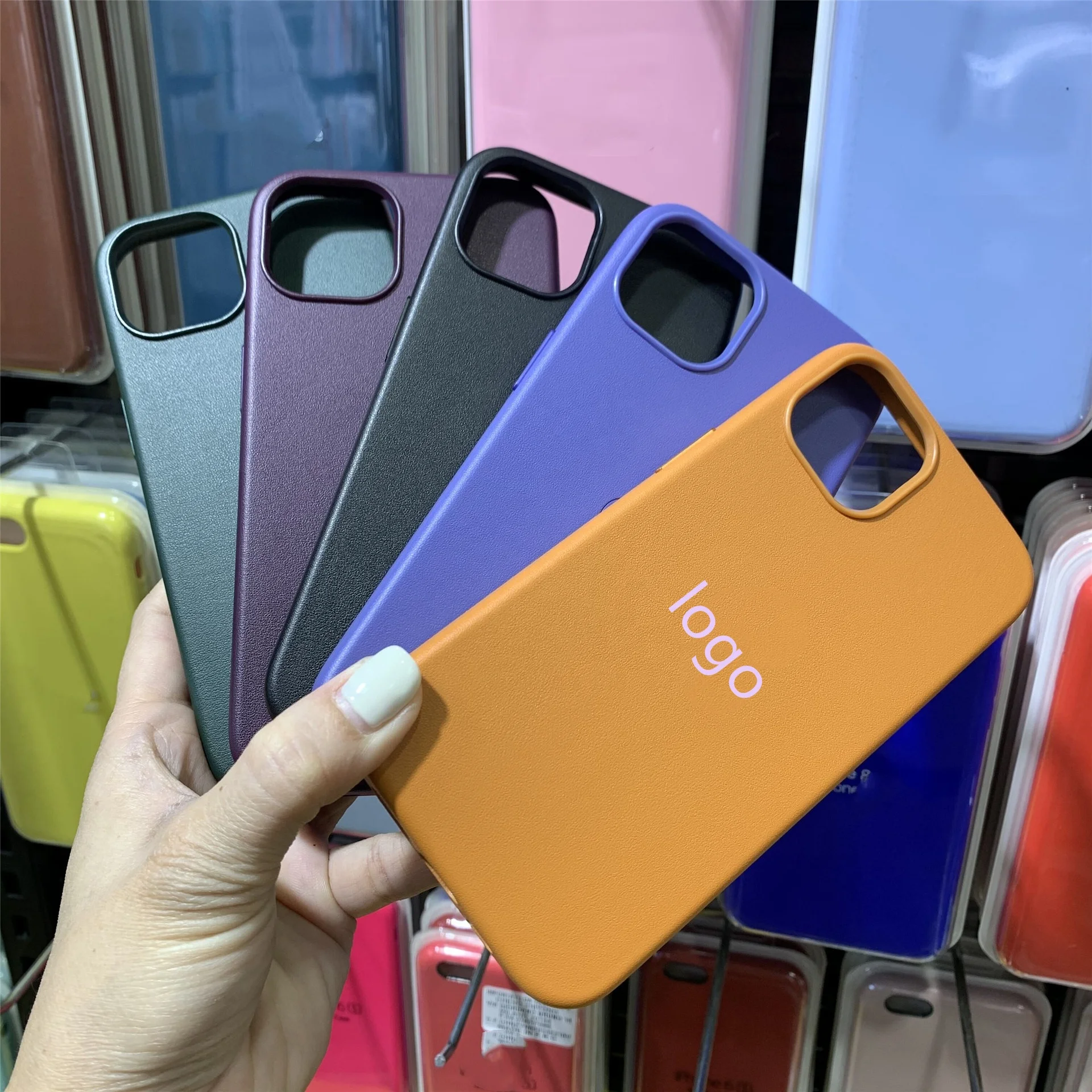 Original Leather Phone Case For iPhone 13 12 Pro Max Mini With Magsafing Magnetic Microfiber with Animation
Original Leather Phone Case For iPhone 13 12 Pro Max Mini With Magsafing Magnetic Microfiber with Animation