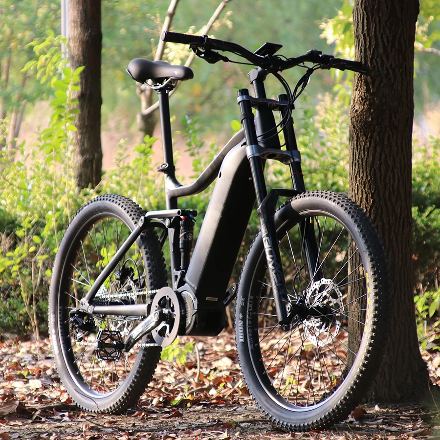 新到货批发全悬架中驱电机ebike bafang g510电动运动山地自行车