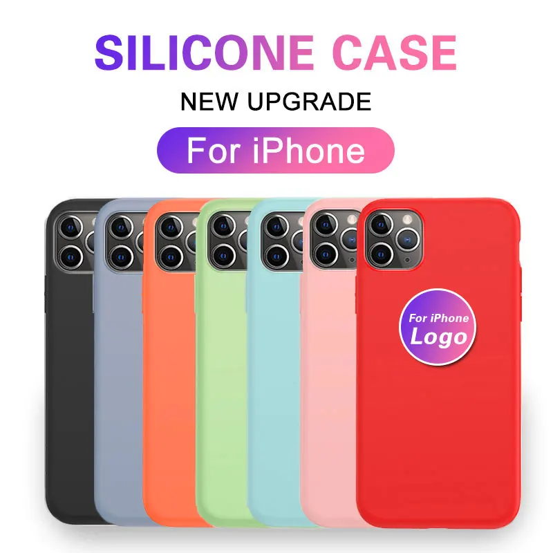 Official Logo Phone Case For iPhone 12 Pro 12 pro max Silicone Liquid Original Cover For iPhone 11 Pro
Official Logo Phone Case For iPhone 12 Pro 12 pro max Silicone Liquid Original Cover For iPhone 11 Pro