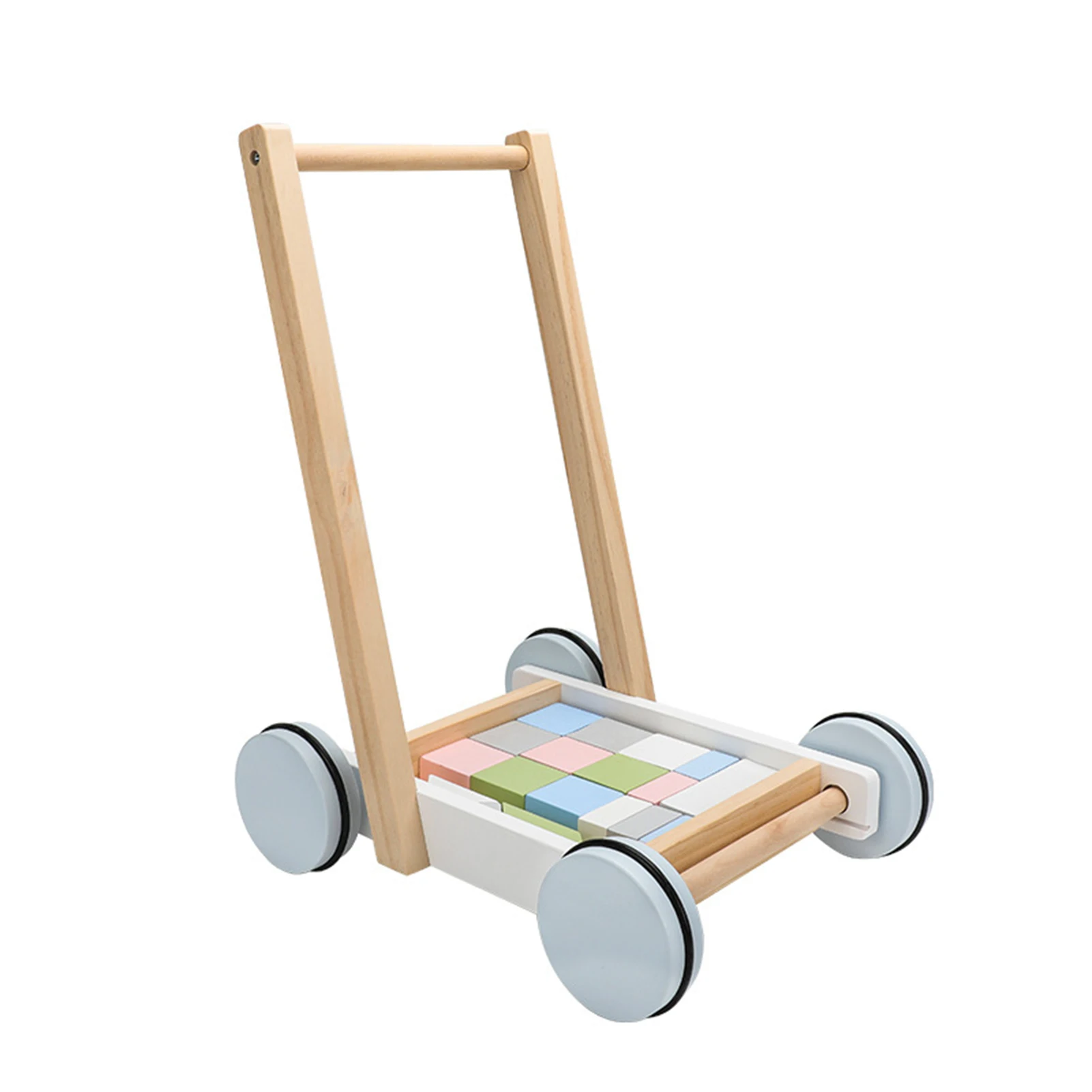 New design wood learning walker toy Wooden Baby Learning Walker Blocks and Roll Cart Push Toy
New design wood learning walker toy Wooden Baby Learning Walker Blocks and Roll Cart Push Toy