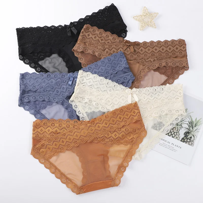 Hot sale ladies underwear comfortable hot style sexy lace panties low waist cotton crotch briefs fashion ladies inner wear, 5 colors
Hot sale ladies underwear comfortable hot style sexy lace panties low waist cotton crotch briefs fashion ladies inner wear, 5 colors