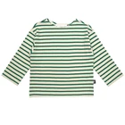 High Quality Children Autumn Cotton Tees Unisex Kids Green Long Sleeve Striped T Shirt