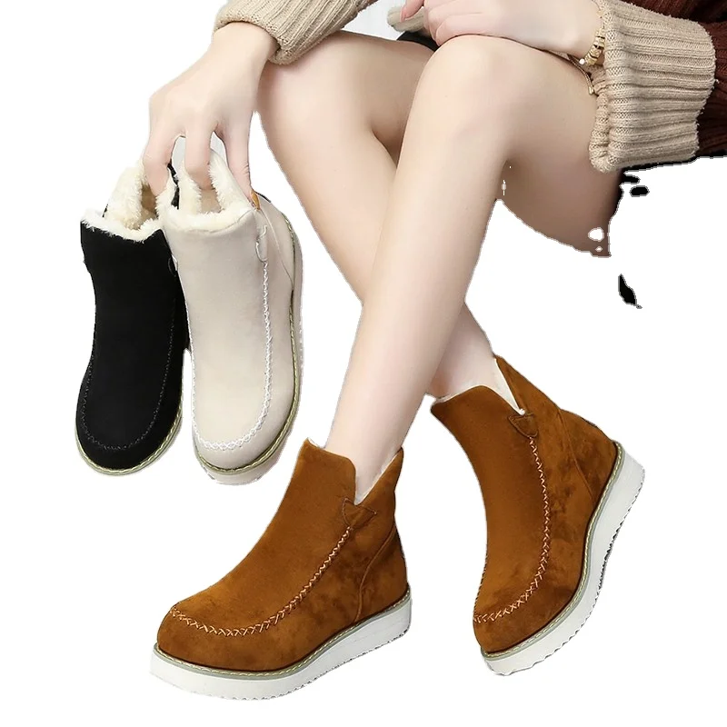 Casual Shoes Stock Winter Boots For Women New Chunky Shoes Cotton Solid Color Short Snow Boots For Ladies
Casual Shoes Stock Winter Boots For Women New Chunky Shoes Cotton Solid Color Short Snow Boots For Ladies