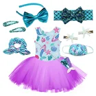 Set Girls Dresses Dress Duosen Design Kids Clothing Set Girls Summer Dresses Princess Organza Cute Tutu Party Dress