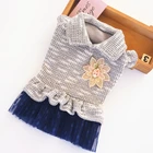 2019 New Design Princess Dress Dog Apparel For Winter